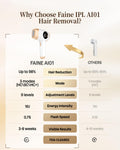 IPL Hair Removal Device, Fanie 3-in-1 OTC Home Hair Remover, Gentle Hair Reduction for Women Men, with Goggles & Razor, 999,999 Flashes, Corded for Armpits Legs Arms Bikini Line