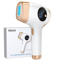 IPL Hair Removal Device, Fanie 3-in-1 OTC Home Hair Remover, Gentle Hair Reduction for Women Men, with Goggles & Razor, 999,999 Flashes, Corded for Armpits Legs Arms Bikini Line